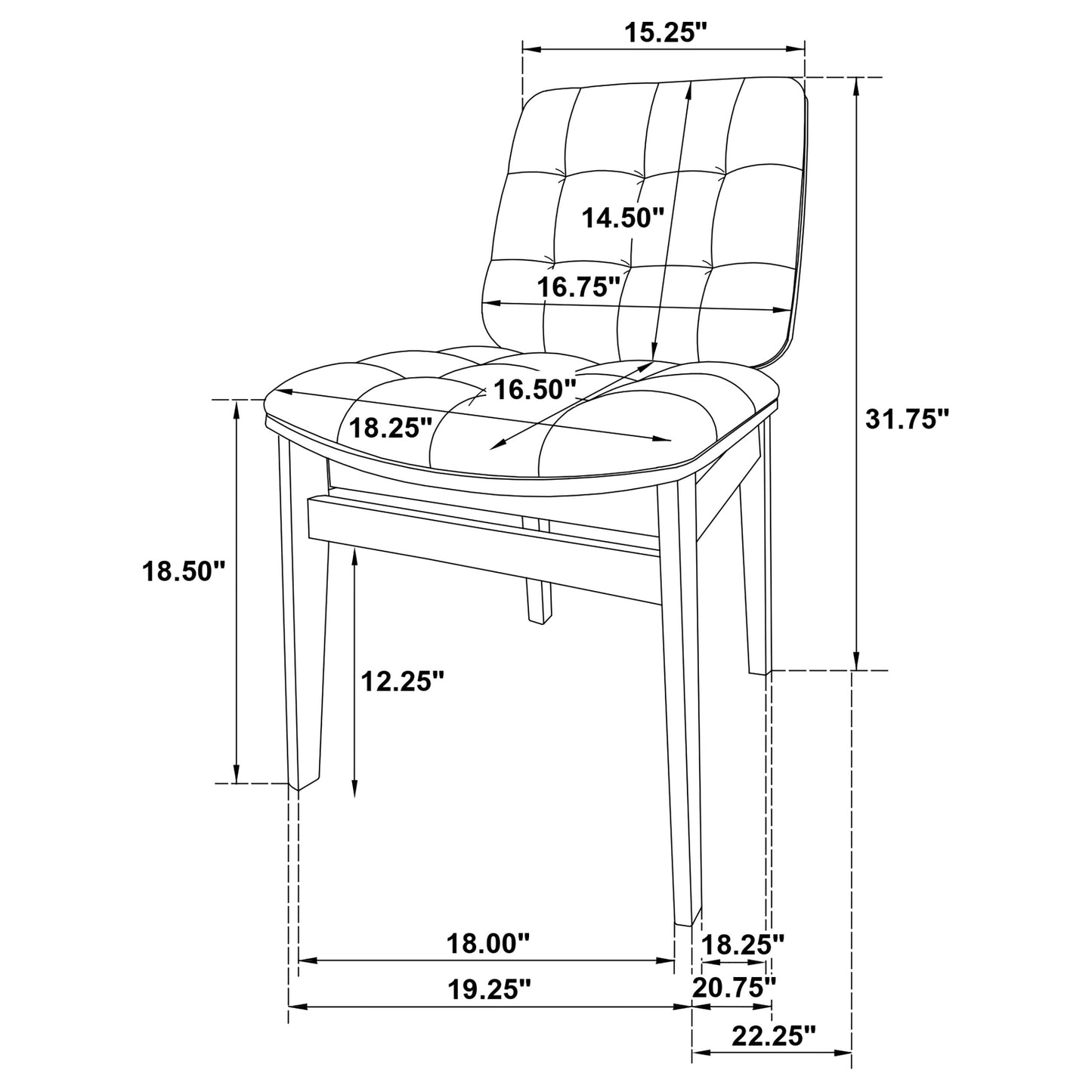 Decker 7-piece 82-inch Rectangular Dining Set Cream and Natural Oak
