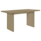 Decker 70-inch Rectangular Wood Counter Height Dining Table Natural Oak