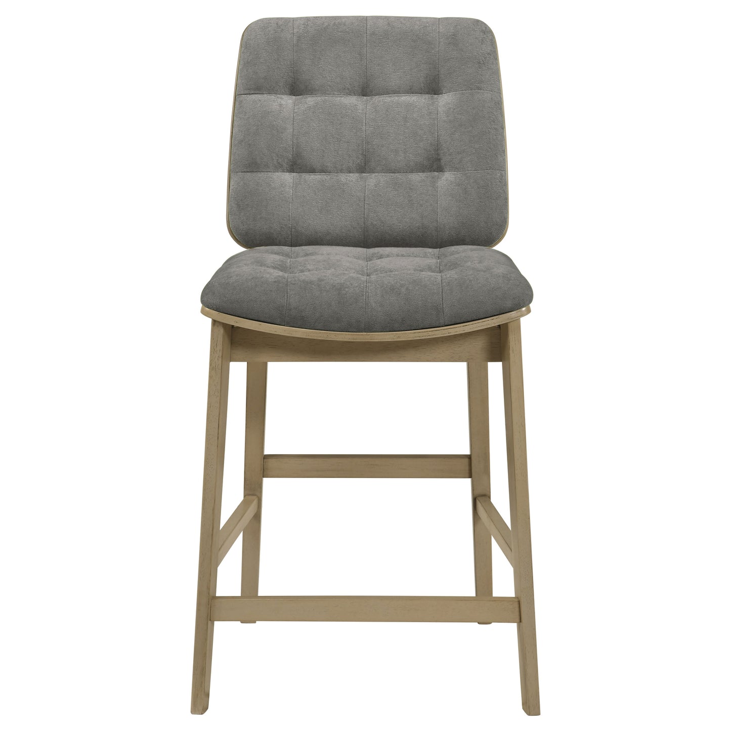 Decker 7-piece 70-inch Rectangular Counter Height Dining Set Grey and Natural Oak