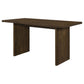 Decker 70-inch Rectangular Wood Counter Height Dining Table Dark Walnut