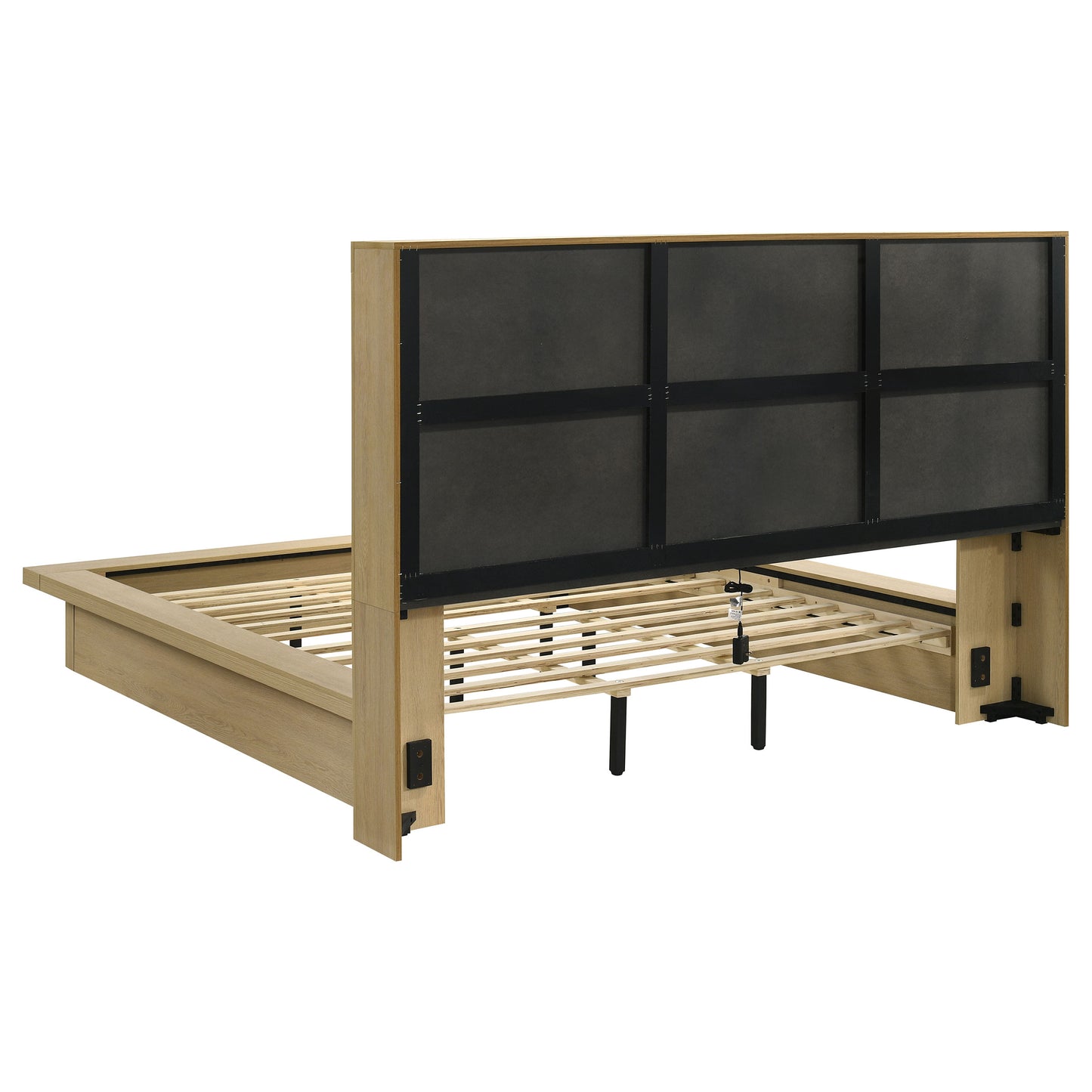 Hendricks 4-piece California King Bedroom Set Light Oak