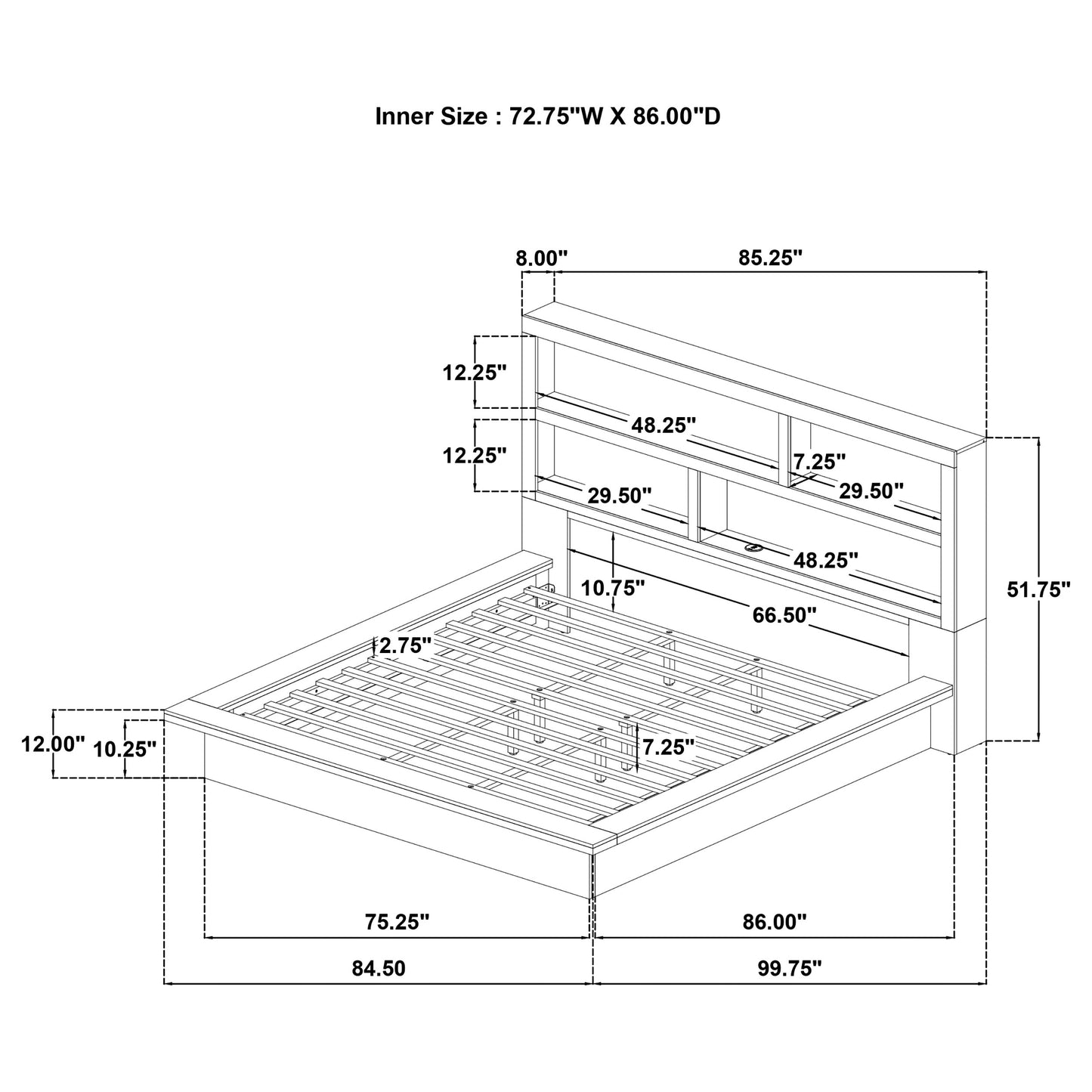Hendricks 4-piece California King Bedroom Set Light Oak