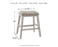 Skempton Counter Height Dining Table and 4 Barstools