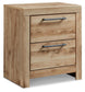 Hyanna Twin Panel Bed with 1 Side Storage, Dresser, Mirror, Chest and Nightstand