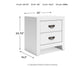 Binterglen King Panel Bed with Mirrored Dresser and Nightstand