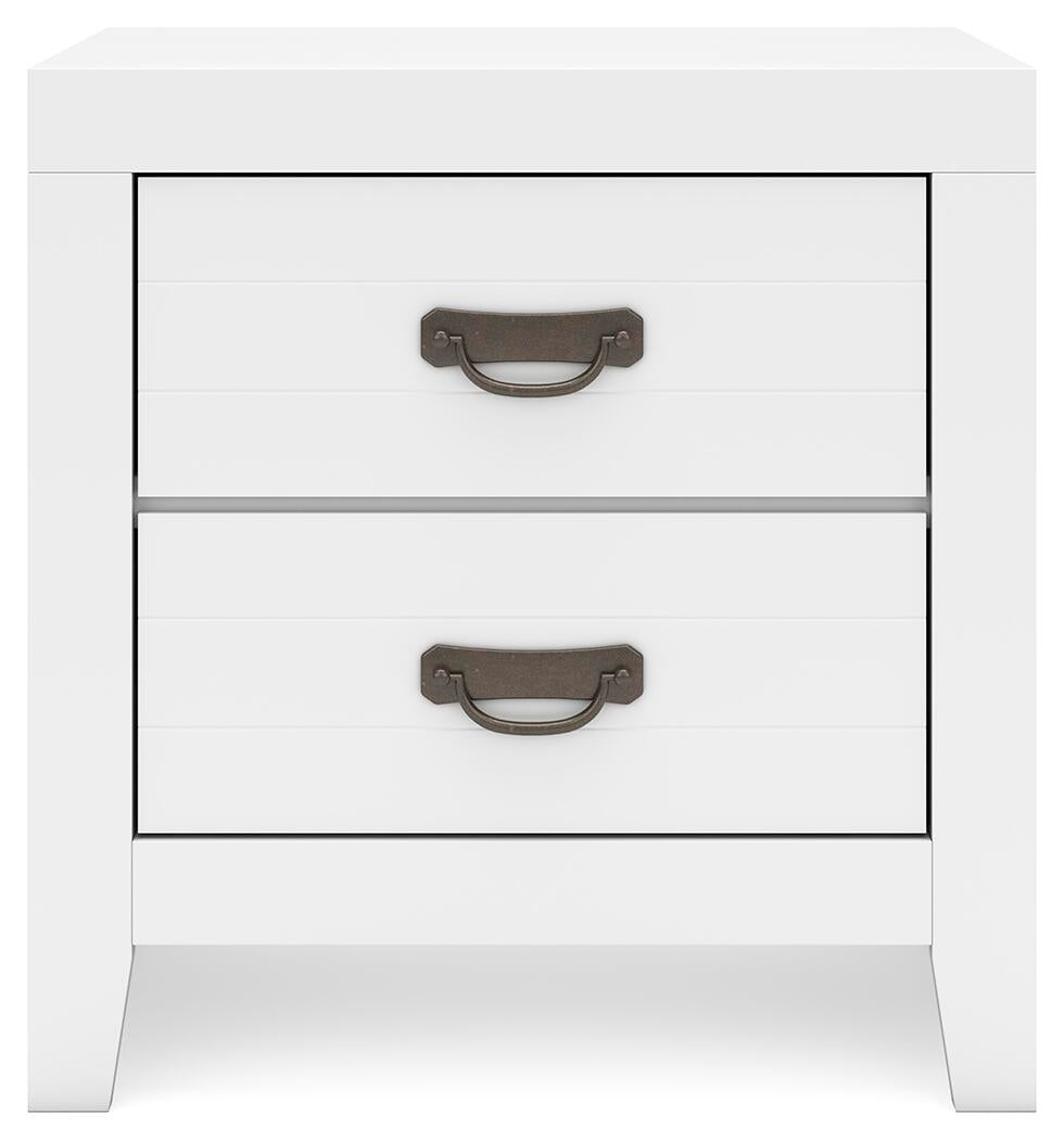 Binterglen California King Panel Bed, Dresser, Mirror, Chest and Nightstand