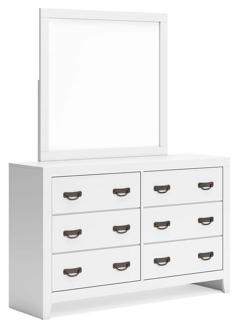Binterglen Full Panel Bed, Dresser, Mirror, Chest and Nightstand