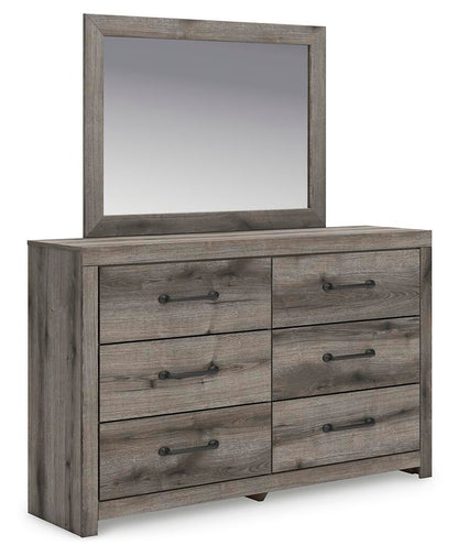 Urbanoore Full Panel Bed with Storage, Dresser, Mirror and Nightstand