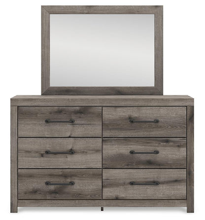 Urbanoore Full Panel Storage Bed, Dresser and Mirror