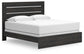 Hollivern King Panel Bed, Dresser, Mirror and Nightstand
