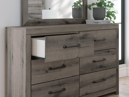 Urbanoore Full Panel Storage Bed, Dresser, Mirror and Nightstand