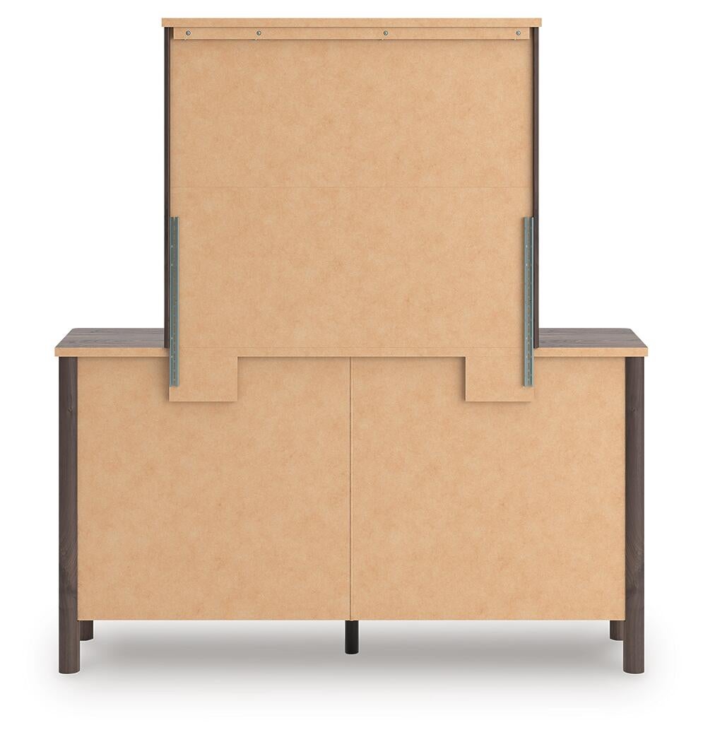 Pamytta King Panel Platform Bed, Dresser and Mirror