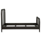 Rocco All Wood Water Pipe Open Frame Twin Bed Dark Bronze