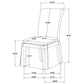 Shawna Upholstered Skirted Side Chair Black (Set of 2)